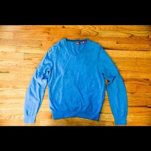 SOLD IZOD Blue Men’s V-neck Sweater